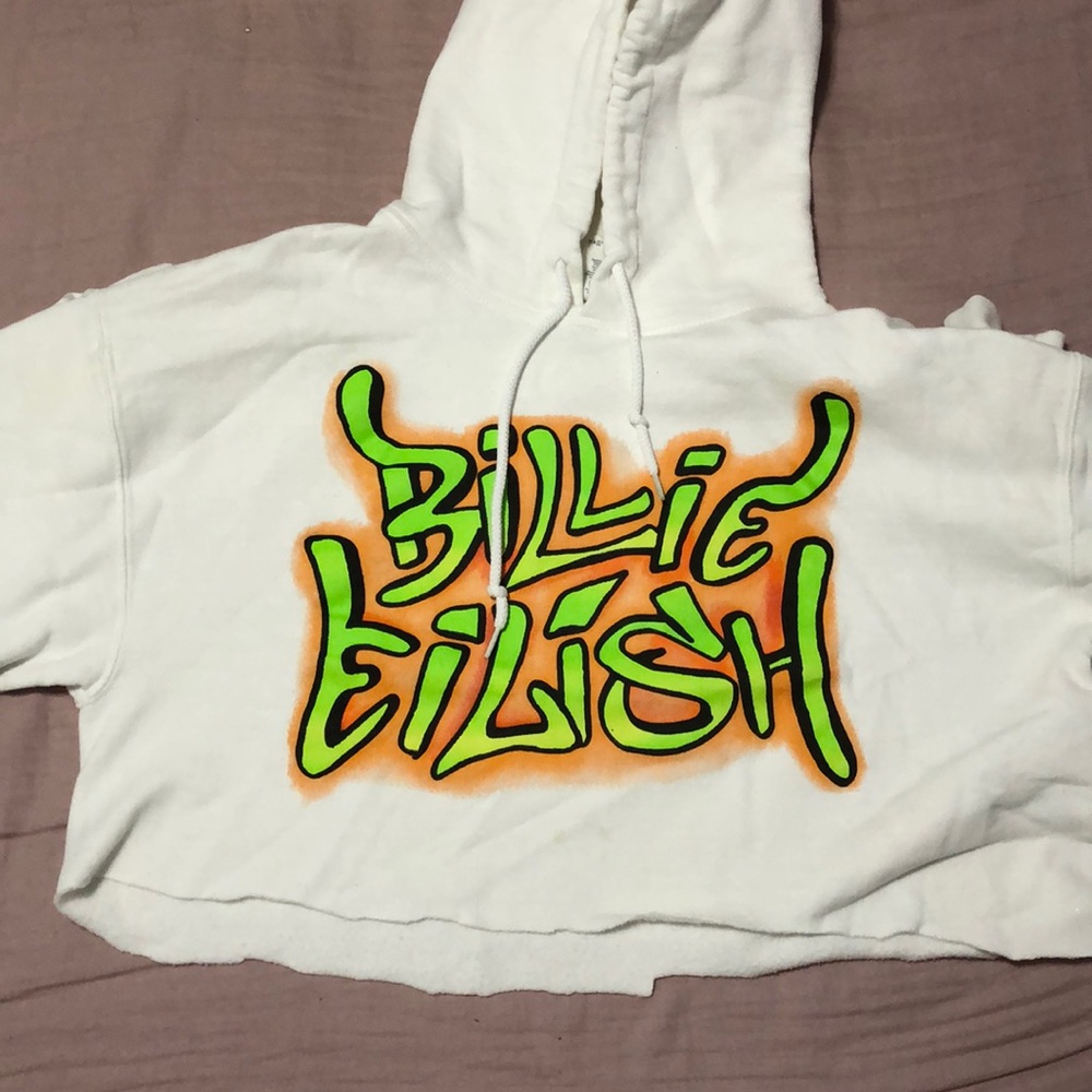cropped billie eilish hoodie